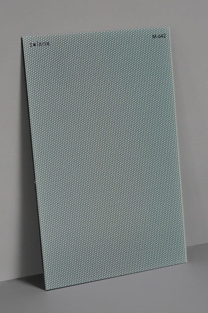 Licht brons gekleurd zonnepaneel M-642 | Solarix